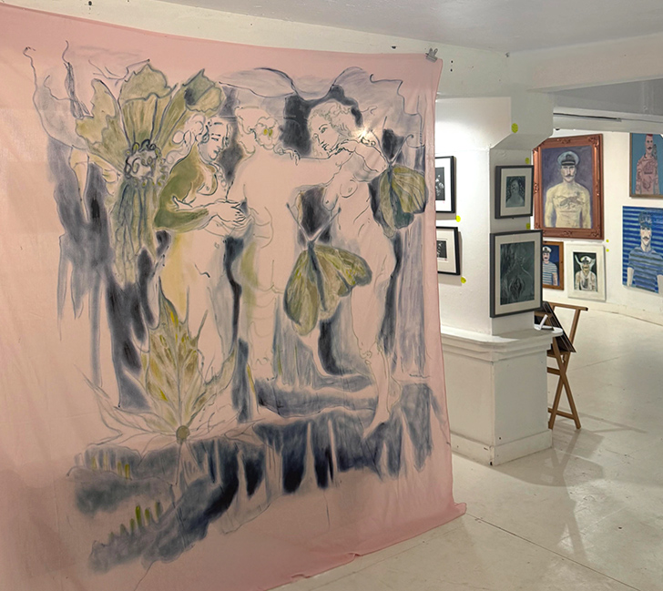 Art exhibition in Cornwall