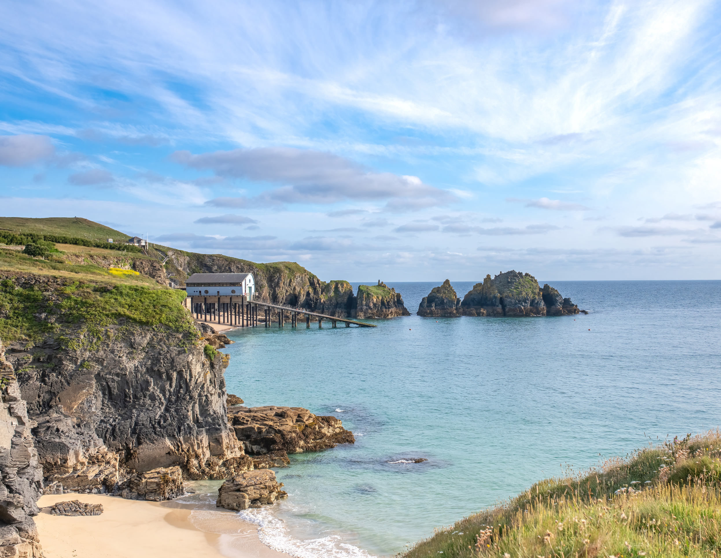 View across Mother ivey's Bay